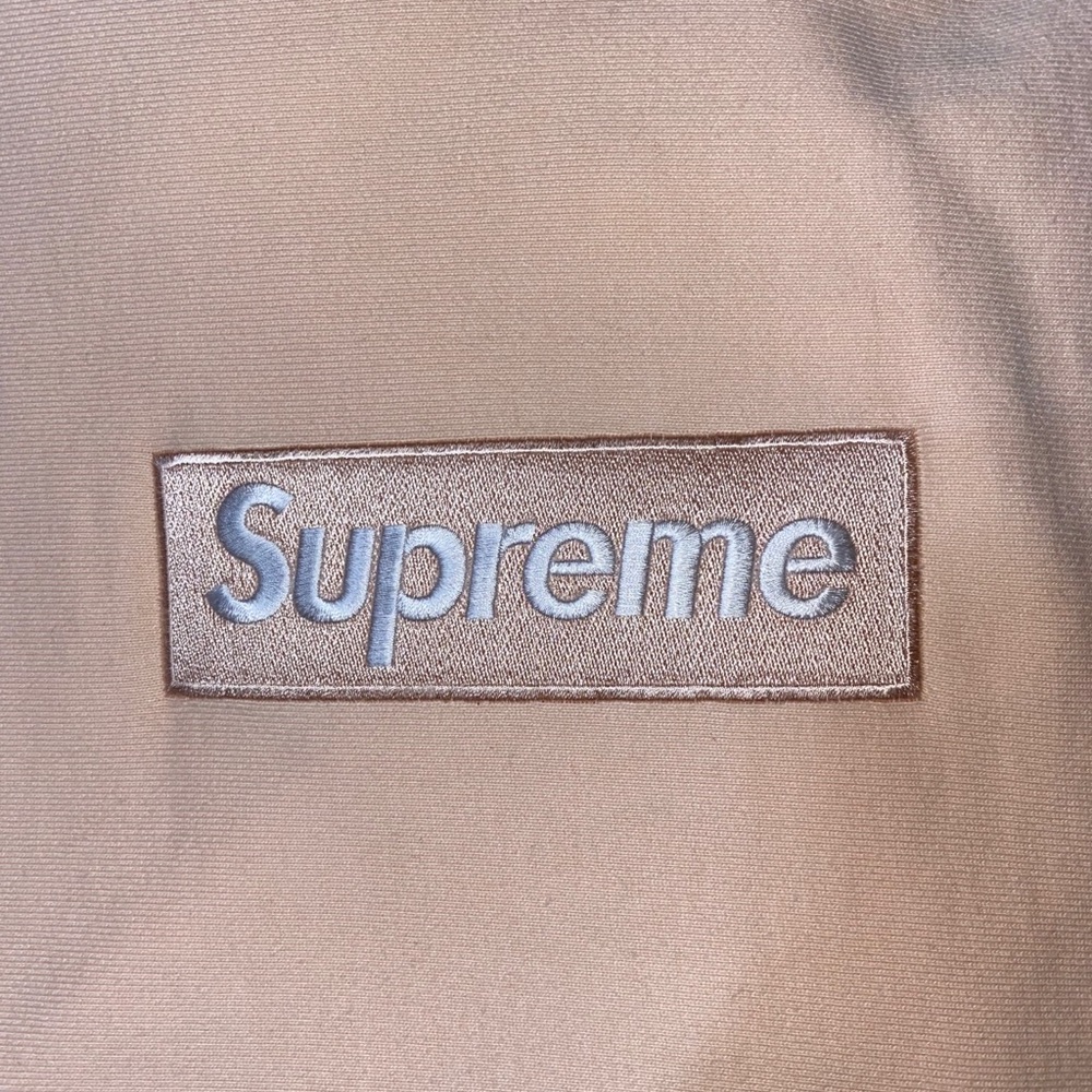 FW16 Supreme Box Logo Hoodie Peach
